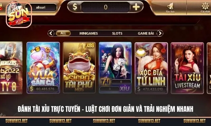 danh tai xiu truc tuyen 1 Sunwin