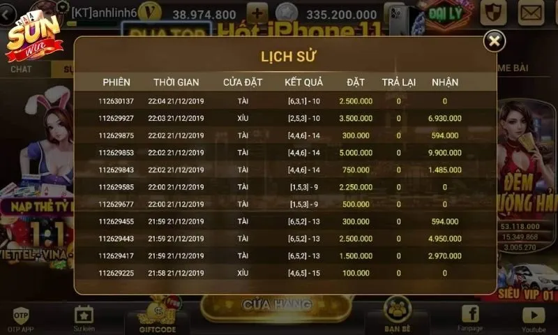 Cách một phiên Tài xỉu diễn ra